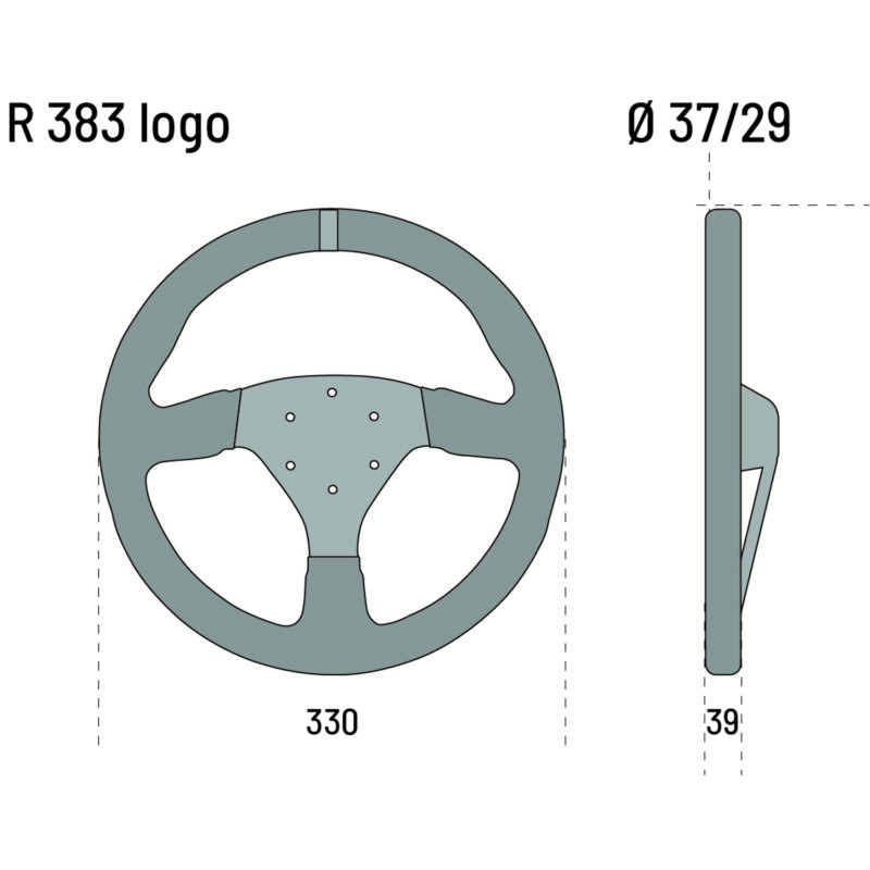 Sparco Volante R383 Logo - Image 2