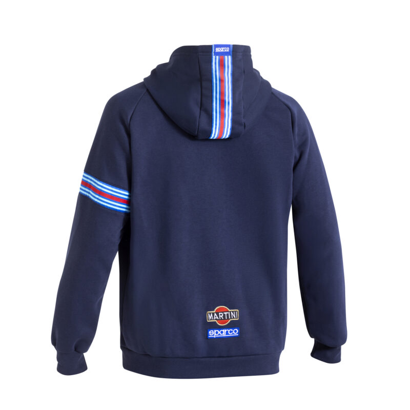 Sparco Felpa Full Zip con Cappuccio MARTINI RACING (all colors) - Image 4