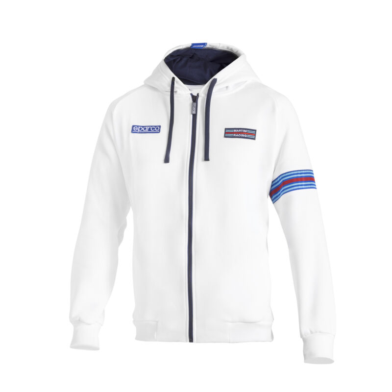 Sparco Felpa Full Zip con Cappuccio MARTINI RACING (all colors) - Image 2