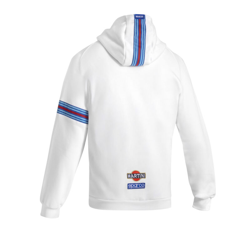 Sparco Felpa Full Zip con Cappuccio MARTINI RACING (all colors) - Image 3